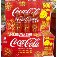 Thùng 24 lon Cocacola 320ml  (bọc chống sốc)