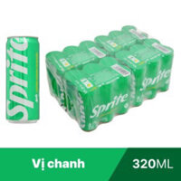 Thùng 24 lon NGK SPRITE lon 320ml