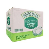 [THÙNG 24 LON] Nước Cốt Dừa Wonderfarm 400ml