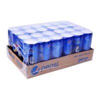 Thùng 24 Lon Nước Giải Khát có Gas Pepsi 320ml giá không đổi