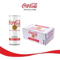 Thùng 24 Lon Nước Giải Khát Coca-Cola Plus (Foshu) 320ml x24