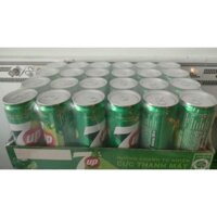 Thùng 24 lon nước ngọt 7 Up vị chanh 320ml