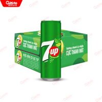 Thùng 24 lon nước ngọt 7UP 320ml