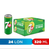 Thùng 24 Lon Nước Ngọt Có Ga 7Up