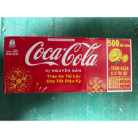 Thùng 24 Lon Nước Ngọt Có Gas Coca Cola 320ml/235ml (mẫu Tết 2025)