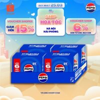 Thùng 24 Lon Nước Ngọt Có Gaz Pepsi (235ml/lon)