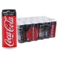 Thùng 24 lon nước ngọt Coca Cola Zero 330ml