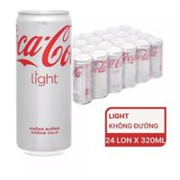 Thùng 24 lon nước ngọt Light CocaCola 320ml