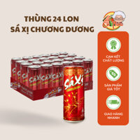 Thùng 24 Lon Nước Ngọt Sá Xị Chương Dương 320ml