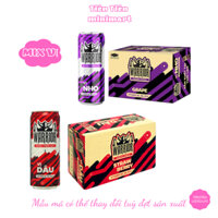 [Thùng 24 lon] Nước ngọt warrior sting dâu, nho lon Thái Lan 325ml | Tientienminimart NU000162