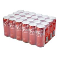 Thùng 24 lon nước ngọt Coca-Cola vị nguyên bản 320 ml