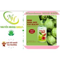 THÙNG 24 LON - Nước Ổi Ép CG FOOD 245 Ml