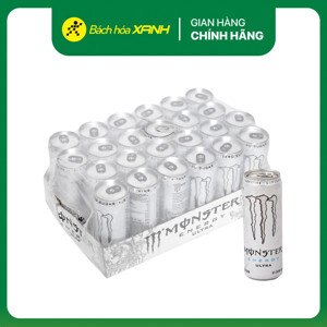 Thùng 24 lon nước tăng lực Monster Energy Ultra 355ml