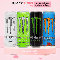 Thùng 24 lon nước tăng lực Monster Energy/Energy Ultra/Mango vị xoài/Ultra Paradise lon 355ml