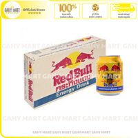 [THÙNG 24 Lon] Nước tăng lực REDBULL Bò Húc Thái Lan_Nội địa chuẩn Thái_250ML_Gahymart