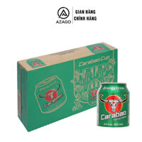 Thùng 24 Lon Nước Tăng Lực Trâu Thái CARABAO 250ml/Lon – AZAGO