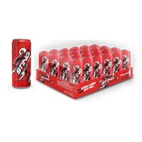 Thùng 24 Lon Nước Tăng Lực Sting Dâu (320ml/lon)