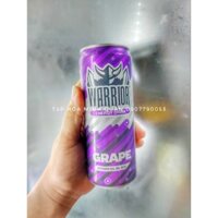 THÙNG 24 LON NƯỚC TĂNG LỰC WARRIOR ( NHO / DÂU )