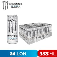 THÙNG 24 LON NƯỚC TĂNG LỰC MONSTER ENERGY ULTRA 355ML