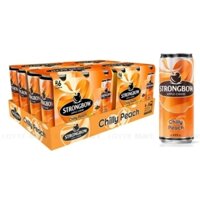 Thùng 24 Lon Nước Táo Lên Men Strongbow Vị Đào 330ml/Lon