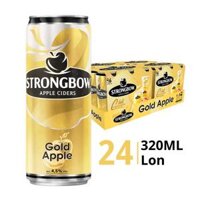 Thùng 24 lon nước táo lên men Strongbow 4.5% 320ml