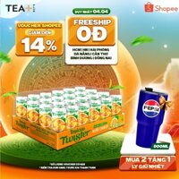 Thùng 24 Lon Nước Trái Cây Twister Cam (320ml/lon)
