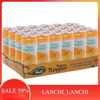 Thùng 24 Lon Nước Trái Cây Twister Cam (320ml/lon)