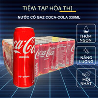 Thùng 24 Lon Nước Uống Có Gaz Coca-Cola 330ml Thơm Ngon