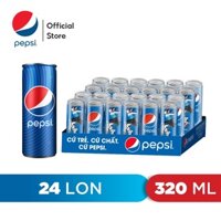 Thùng 24 lon Pepsi 7up Mirinda - giải khát mùa hè, ăn ngon miệng