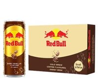 Thùng 24 Lon Red Bull Nước Tăng Lực Vị Cà Phê Ủ Lạnh (250ml x 24 Lon)