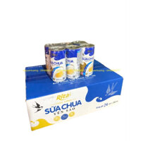 Thùng 24 lon sữa chua yến sào Rita lon 200ml