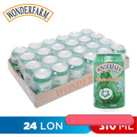 THÙNG 24 LON TRÀ BÍ ĐAO WINTER MELON TEA WONDERFARM 310ML