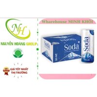 Thùng 24 Lon Vikoda Nước Khoáng Thiên Nhiên Soda Lon 330 ml