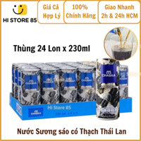 [Thùng 24 lon x 230ml] [HSD: T8/2026] Nước sương sáo Chabaa Thái Lan 230ml. Hi Store 85.