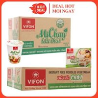 Thùng 24 Ly Mì Chay Lẩu Thái/Hủ Tiếu chay Vifon Ly/Gói Đủ Loại