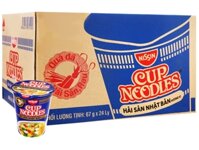 Thùng 24 Ly Mì Cup Noodles Hương Vị Nhật Bản (67g / Ly)