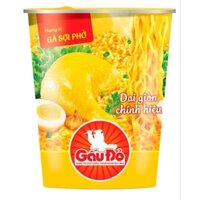 Thùng 24 ly Mì gà sợi phở Gấu đỏ 65g