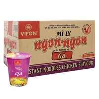 Thùng 24 ly mì gà Vifon Ngon Ngon 60g