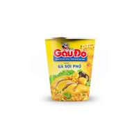 Thùng 24 ly mì Gấu Đỏ vị gà sợi phở 65g