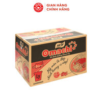 Thùng 24 ly mì khoai tây Omachi xốt bò hầm & sườn hầm ngũ quả