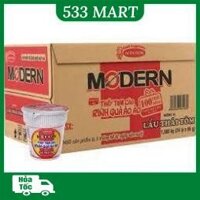 Thùng 24 ly mì MODERN Lẩu thái tôm/ Riêu cua 67g