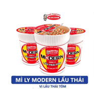 Thùng 24 ly mì Modern lẩu Thái tôm 67g