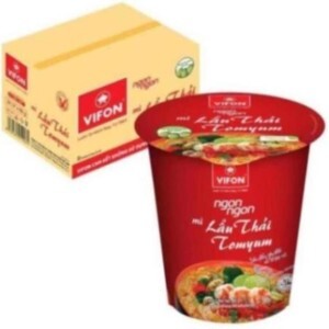 Thùng 24 ly mì ngon ngon lẩu thái Tomyum Vifon 60g/ly
