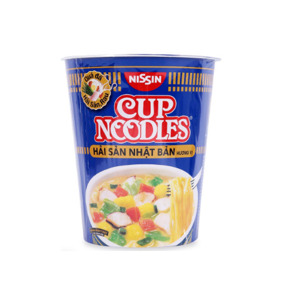 Thùng 24 ly mì Nissin hải sản Nhật Bản 67g
