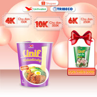 Thùng 24 ly mì UNIF vị Bò Hầm, đậm đà, hấp dẫn, thơm ngon (62g/ly)