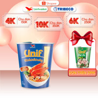 Thùng 24 ly mì UNIF vị Tôm Chua Cay đậm đà, hấp dẫn, thơm ngon (62g/ly)