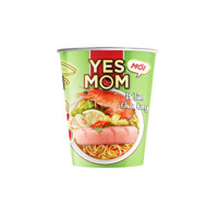 Thùng 24 ly mì YesMom tôm chua cay 76g có cây xúc xích
