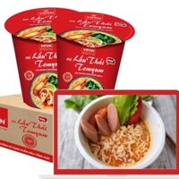 Thùng 24 Mì Lẩu Thái Tomyum / Lẩu Thái Tôm / Gà / Bò VIFON NGON NGON  (60g / Ly)