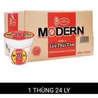 Thùng 24 Mì Ly Modern Lẩu Thái Tôm love