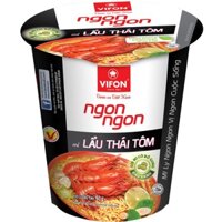 Thùng 24 Mì Ly Ngon Ngon lau thai tom 60g